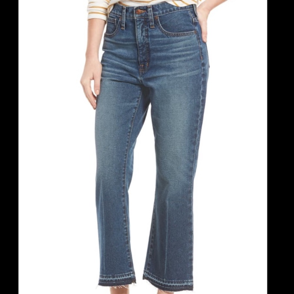 Madewell Retro Crop Bootcut Jeans